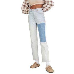 PACSUN Eco Repair Stripe Dad Jeans